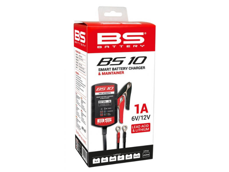 Carregado de Bateria Inteligente BS BATTERY BS10 - 6/12V 1A